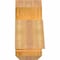 Ekena Millwork Eugene Rough Sawn Timber Gable Bracket, Western Red Cedar, 36"W x 10"H x 6"D x 6"F, 7/12 Pitch GBW036X10X0606EUG00RWR - alternate 2